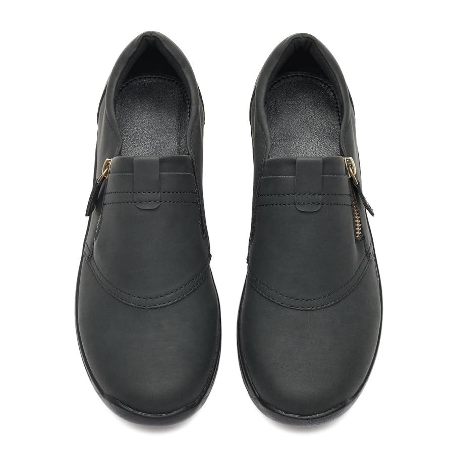 Amazon.com | BGSTGUDS Women's Wide Width Loafers Shoes Black